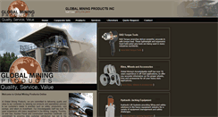Desktop Screenshot of globalminingproducts.net